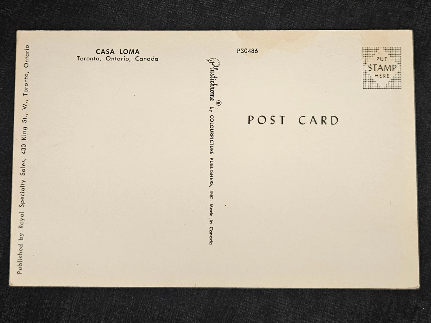 1950s Casa Loma, Toronto, Ontario, Canada - International Vintage Postcard