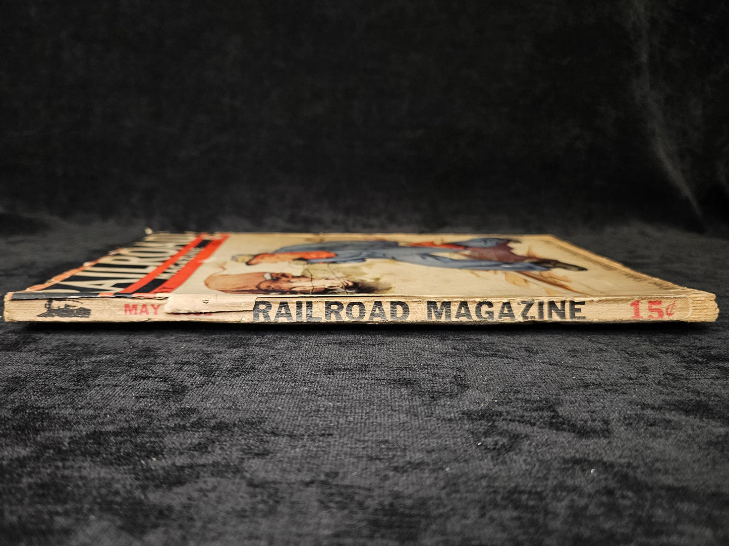 Railroad Magazine May 1938 Issue - Art Pulp Collectable -Rare