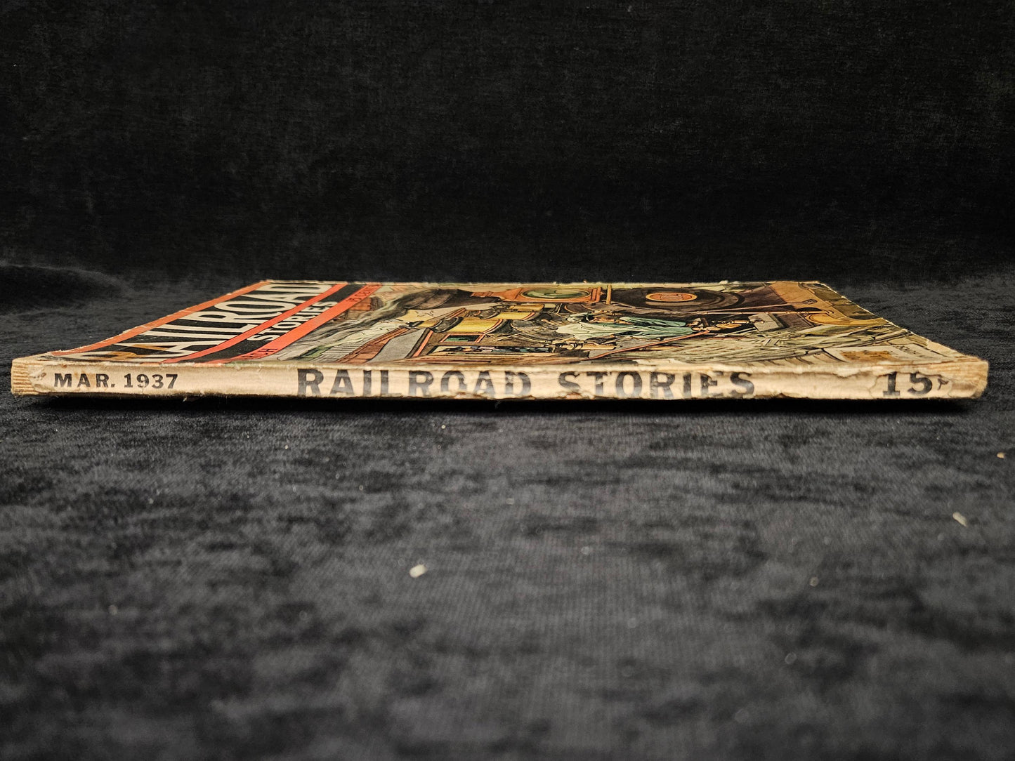 Railroad Stories March 1937 Issue - Art Pulp Collectable