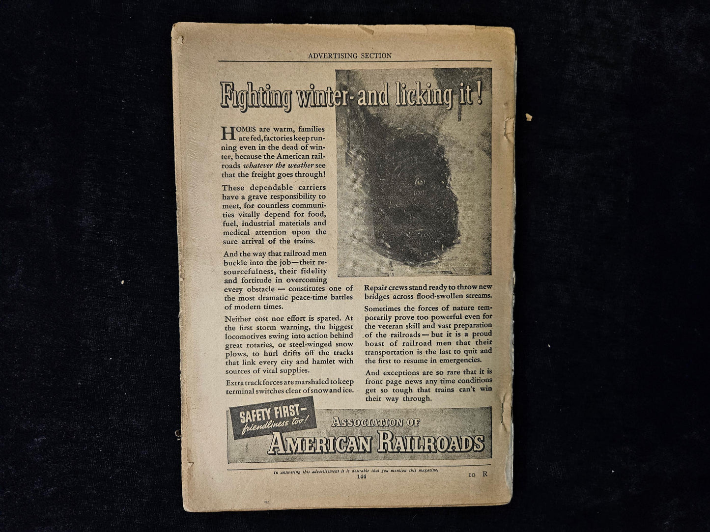 Railroad Stories March 1937 Issue - Art Pulp Collectable