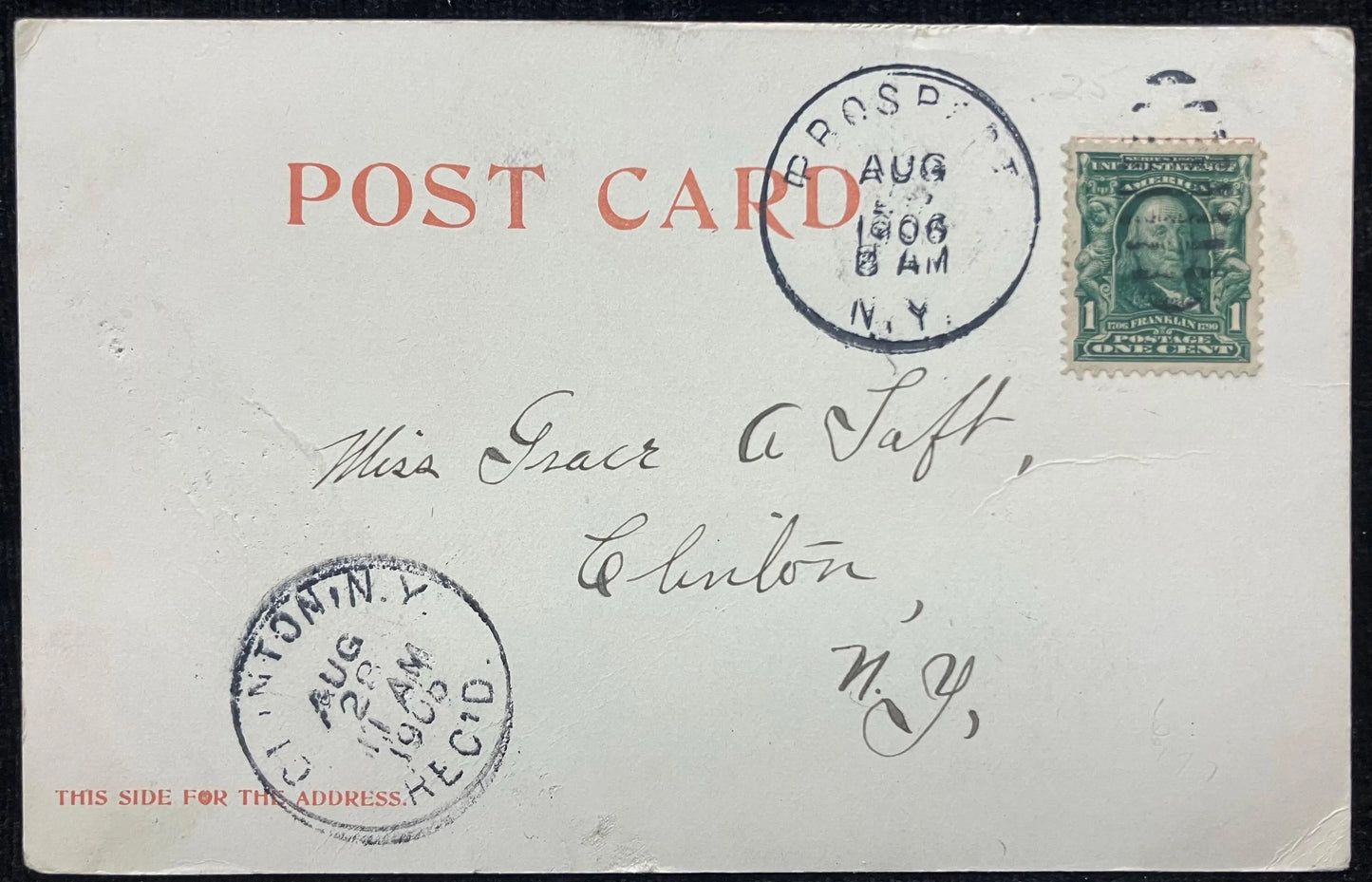 Eagle Bay Hotel, Fulton Chain, Adirondack Mountains - Copyright, 1904, Summer Place in the Adirondack Mnts. - Vintage Hotel Postcard