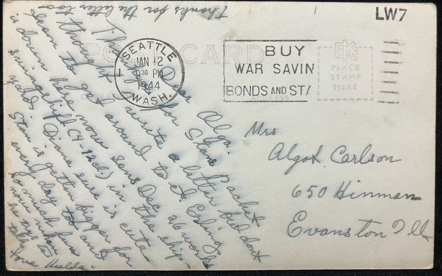 Lake Washington Floating Bridge - Seattle, Washington - Ellis 1015 - Vintage Bridge Postcard
