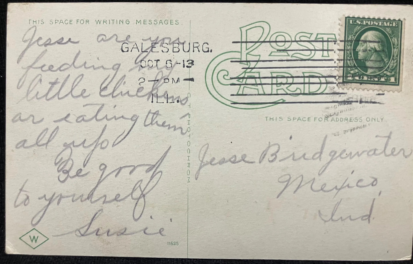 Knox College, Galesburg, Illinois - College Postcard