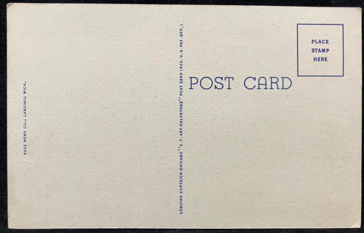 State Capitol, Lansing, Michigan - Vintage Postcard
