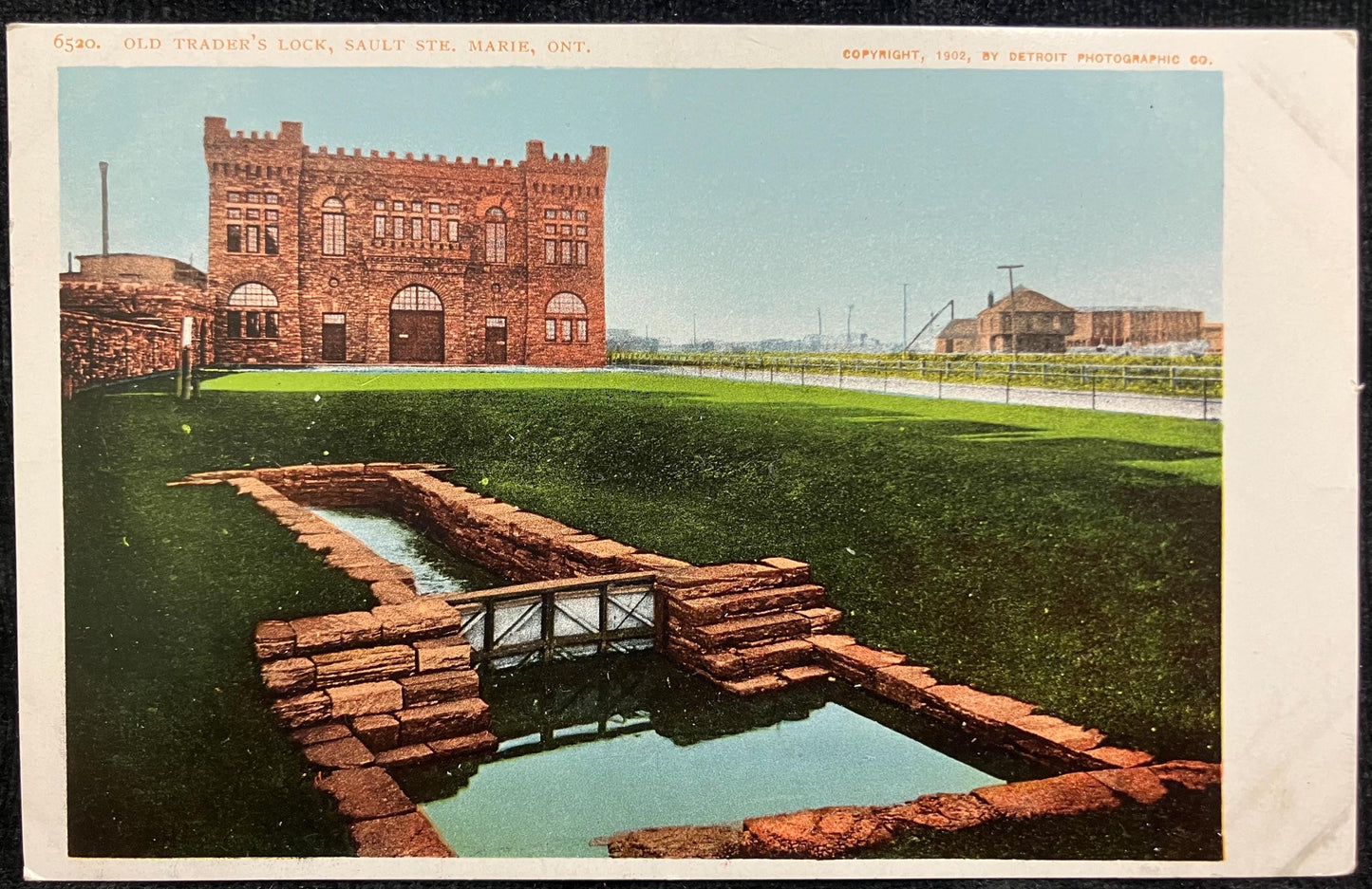 Old Trader’s Lock - Salt Ste.Marie, Ont., Canada - Vintage Postcard