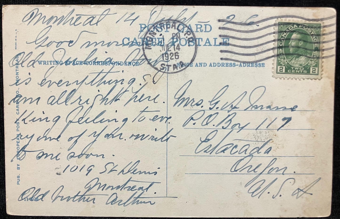 Montreal - Hotel Ritz-Carlton. - (Ritz-Carlton Hotel.) - Printed in Canada - Vintage Postcard