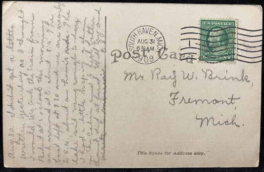 Front: The ‘07 Arch on College Campus, Beloit, Wis. - E. C. Kropp Co. Pub. Back: Addressed to receiv