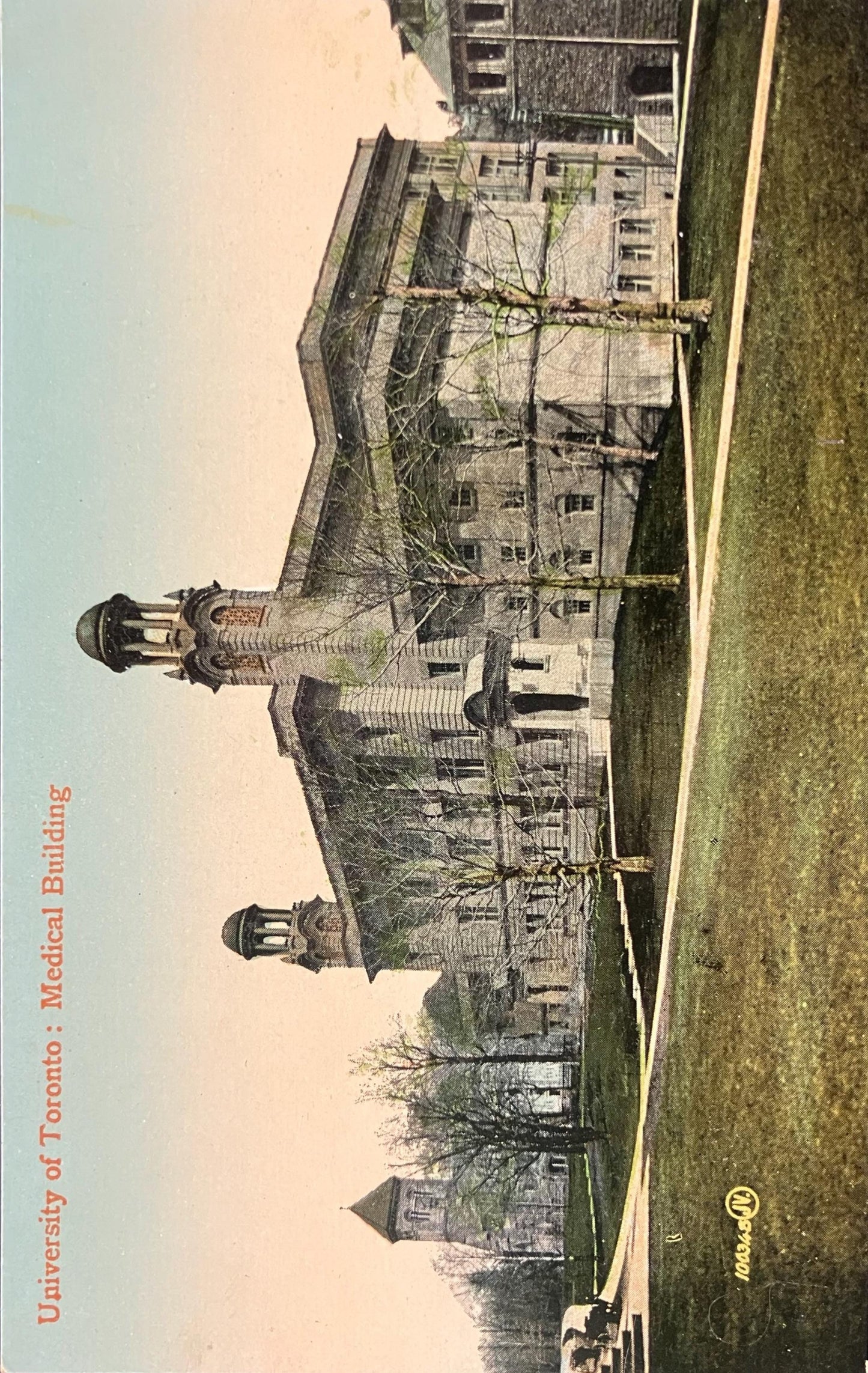 University of Toronto: Medical Building - Canada - Printed in Great Britain - Vintage Canadian Postcard
