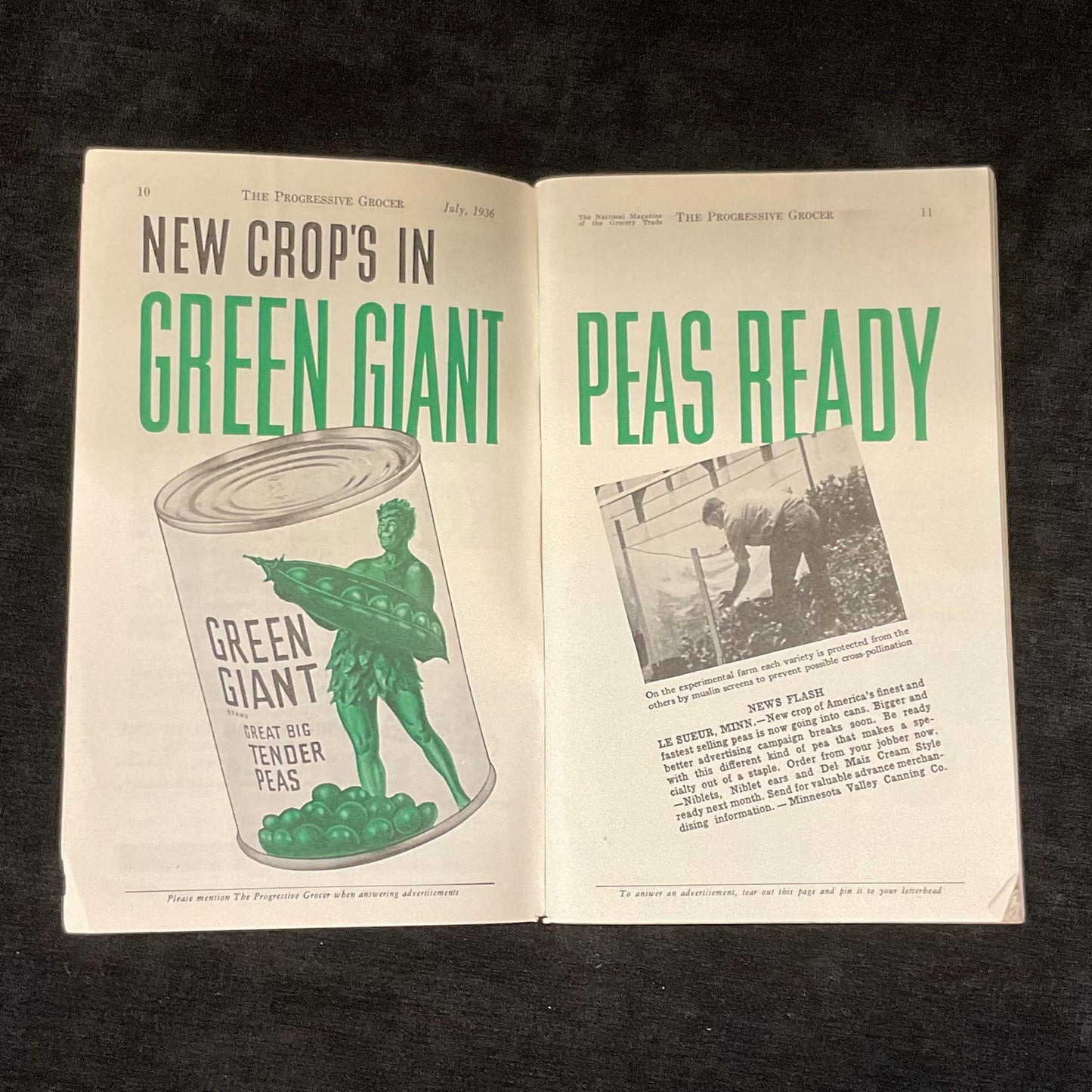The Progressive Grocer - Traditional Monthly Magazine of the Grocery Trade - July 1936 - Great Advertisements, Pictures and Stories- RARE