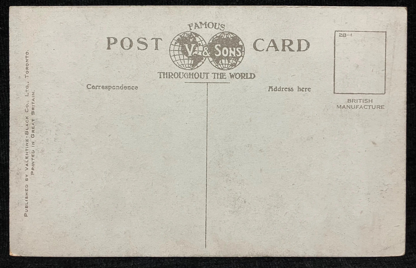Western Block, Parliament Buildings, Ottawa, Ontario - Canada - Printed in Great Britain - Vintage Government Postcard