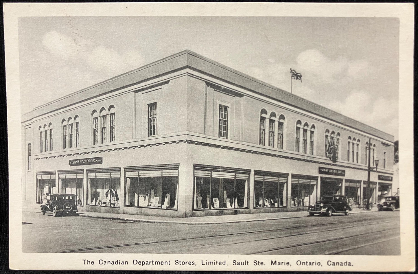 The Canadian Department Stores - Limited - Sault Ste. Marie, Ontario, Canada - Vintage Storefront Real Picture Postcard - RPPC offset printed