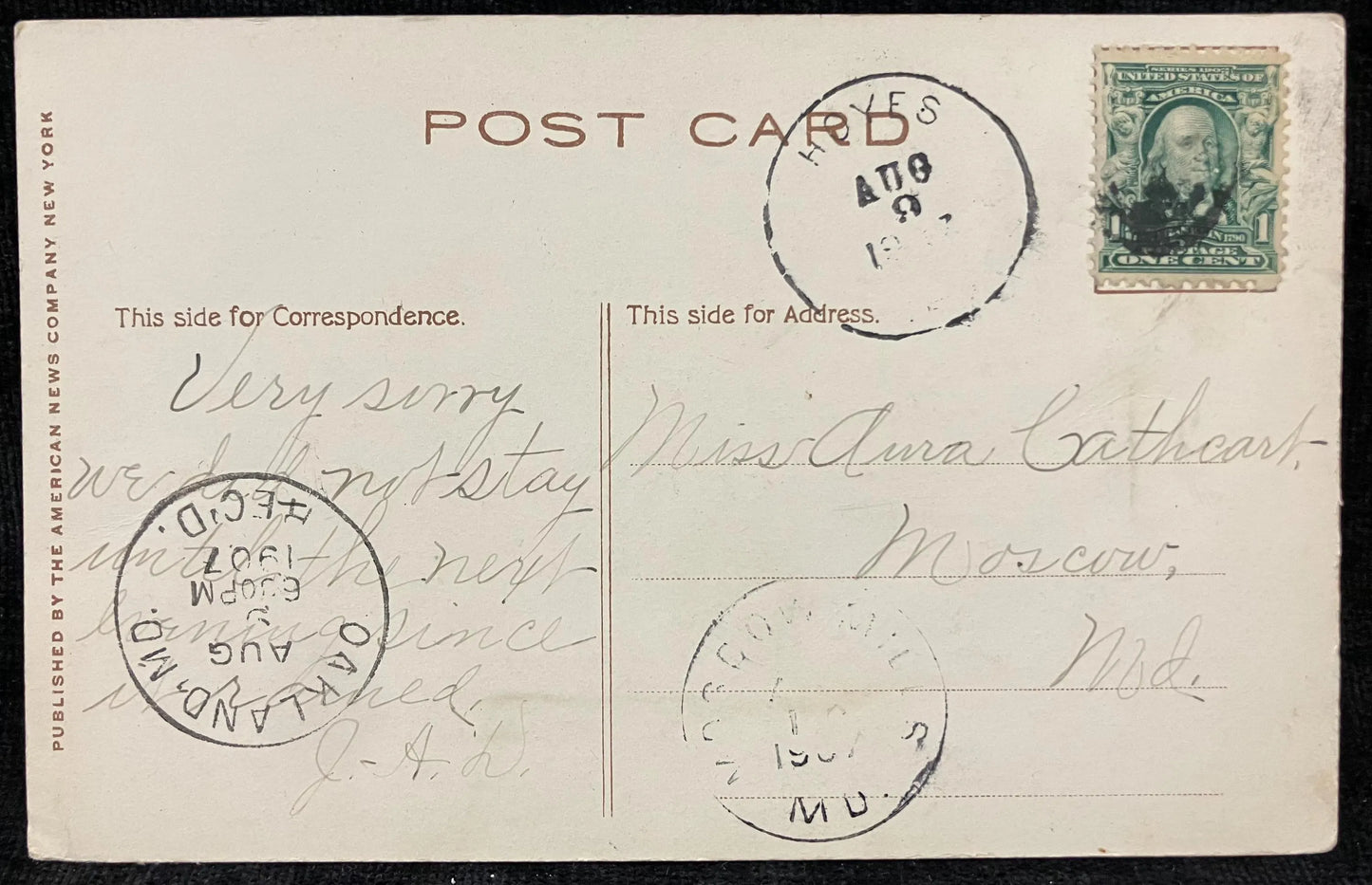 Capitol of Illinois - Springfield, Illinois - 1907 Postcard