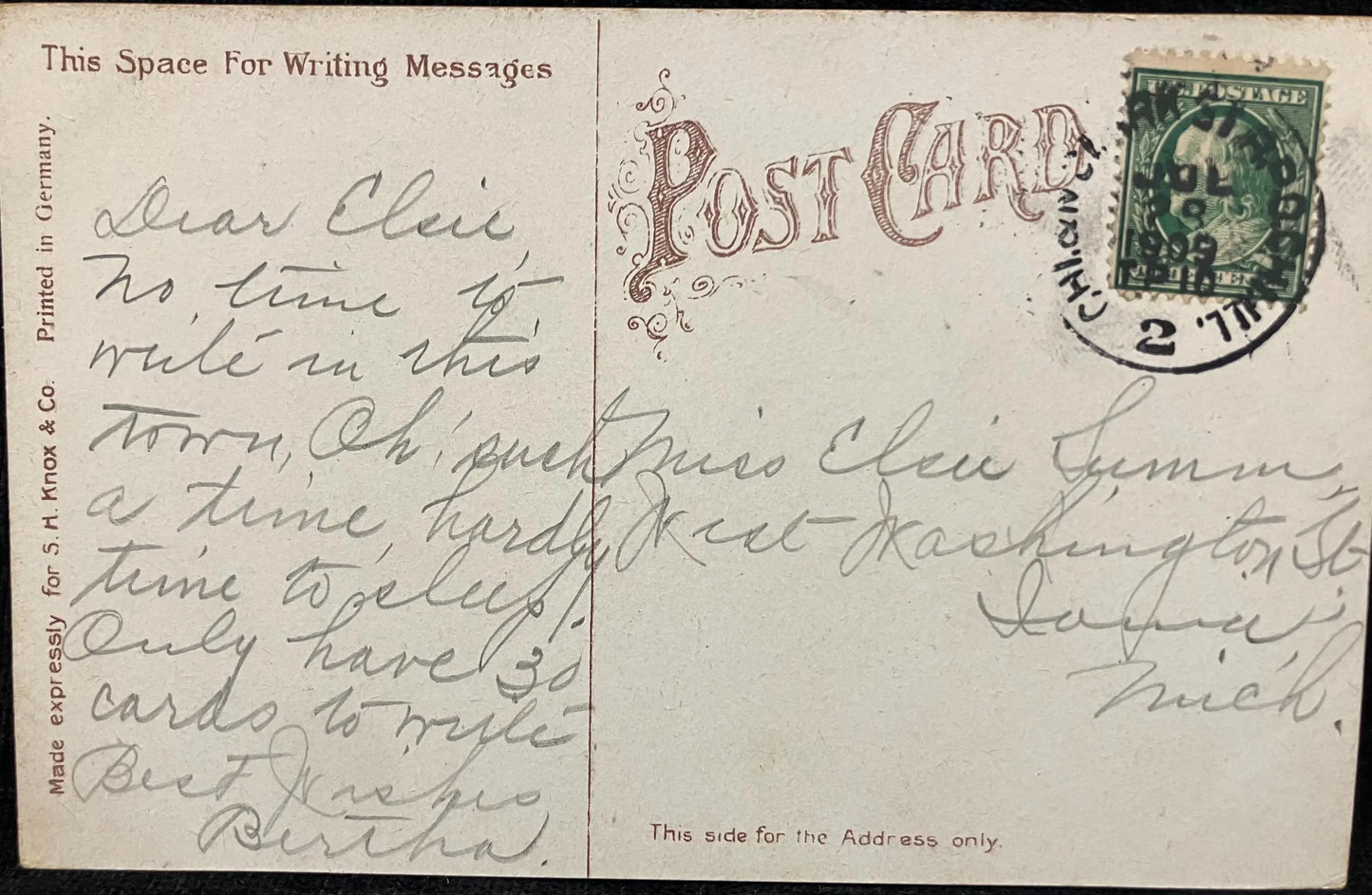 Humboldt Park, Chicago, Illinois - Vintage City Park Postcard