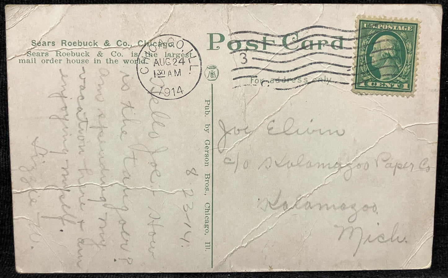 Sears Roebuck & Co., Chicago, Illinois - Vintage Postcard