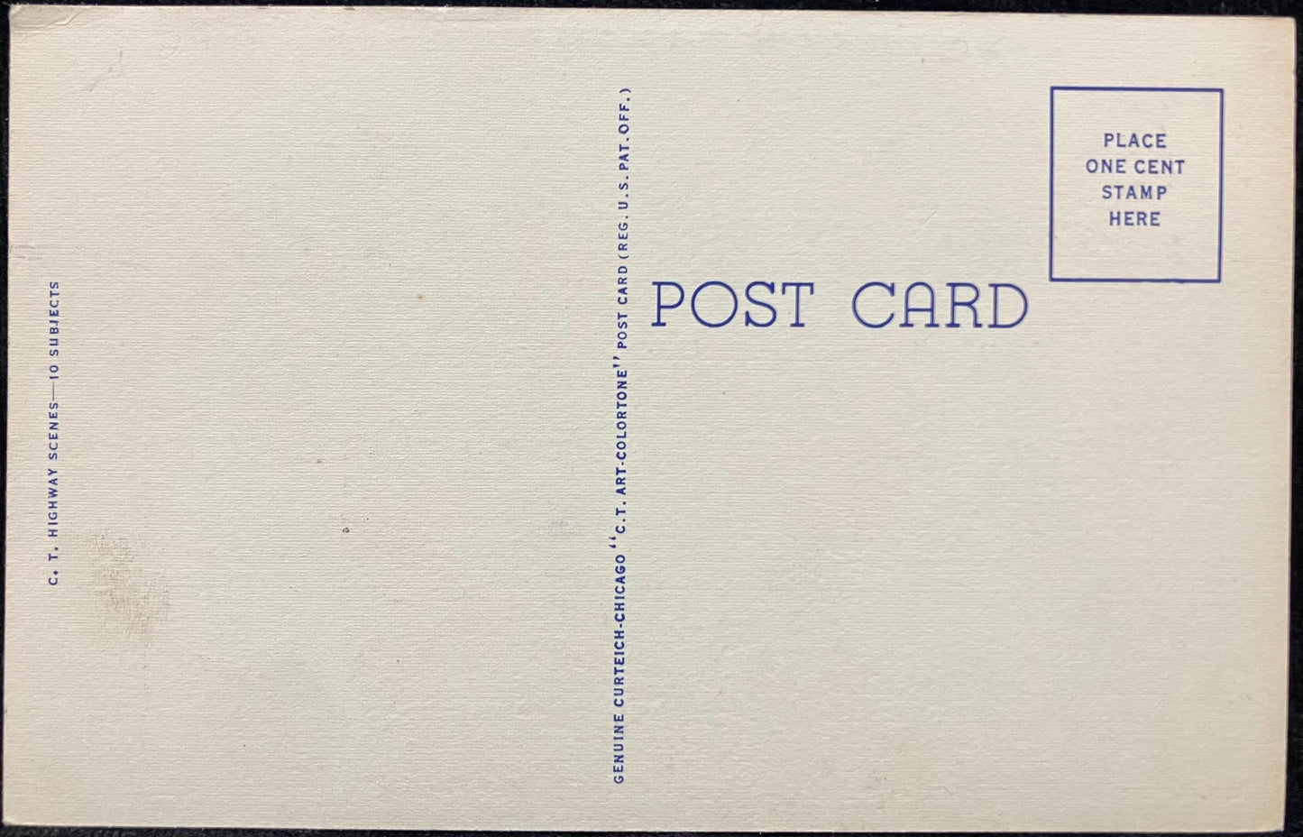 Autumn Colors - U. S. Highway 54 - Lake of the Ozarks Country, Missouri - 1940s Linen Postcard