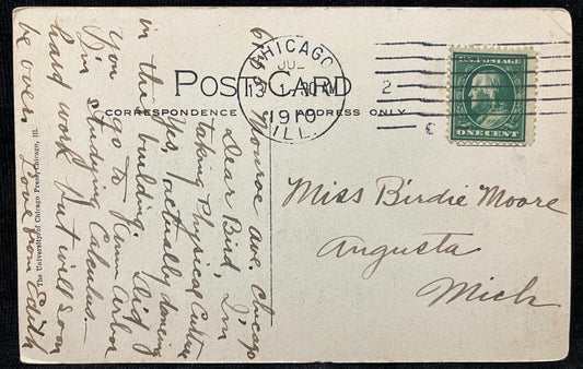 Lexington Hall - The University of Chicago - Illinois - Vintage University Postcard