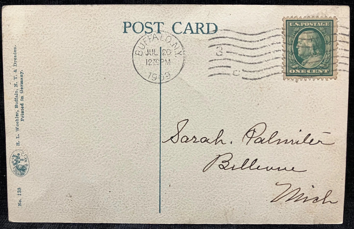 Entrance to the Harbor, Buffalo, New York - Vintage Harbor Postcard