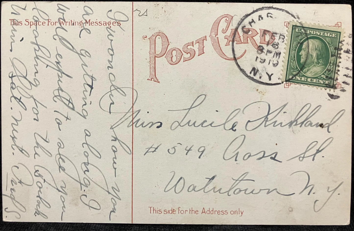 Hotel Seneca, Rochester, New York - Vintage Hotel Postcard