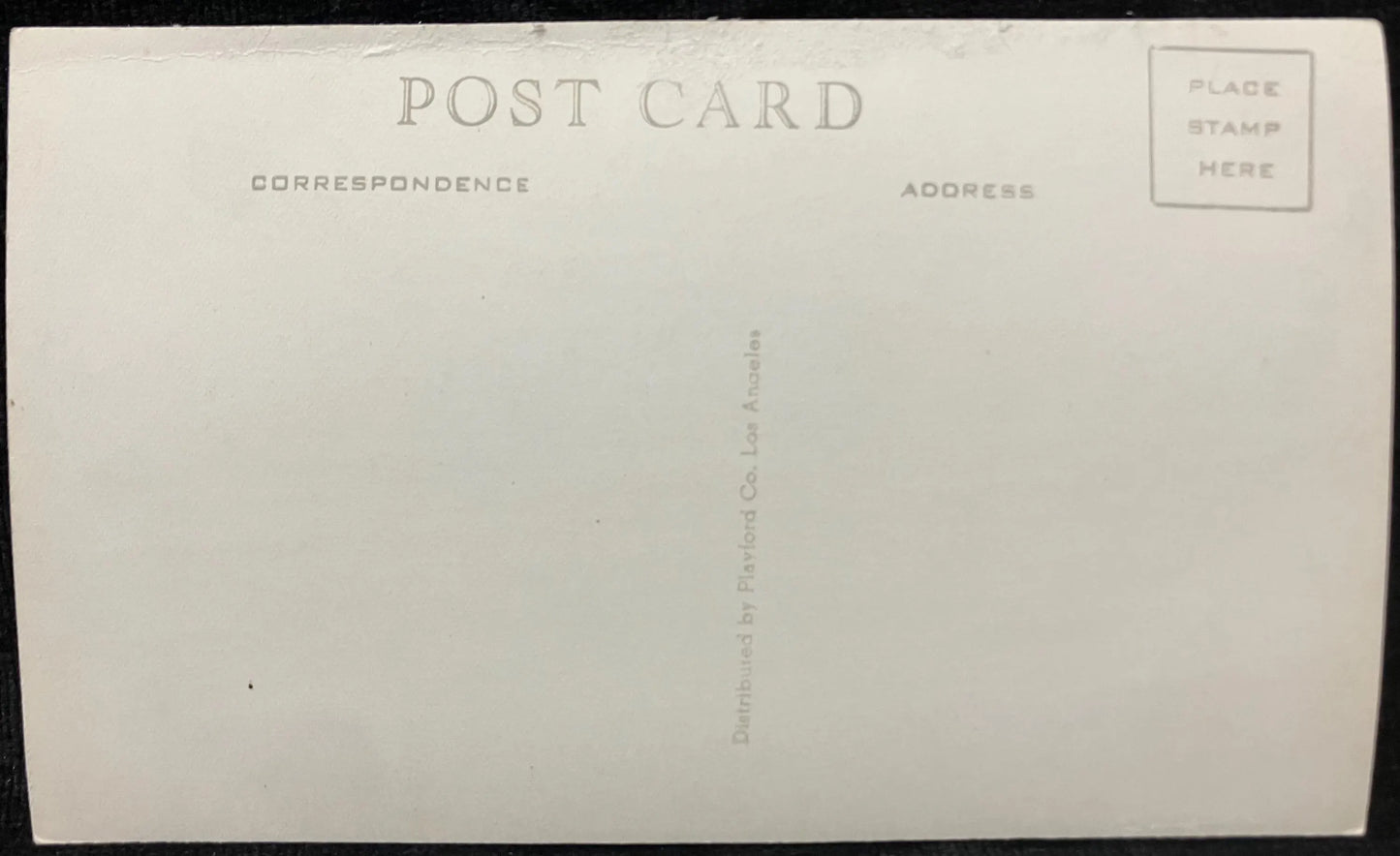 RPPC - Downtown, Hollywood, California - 'VI' C S 4 - Vintage Postcard