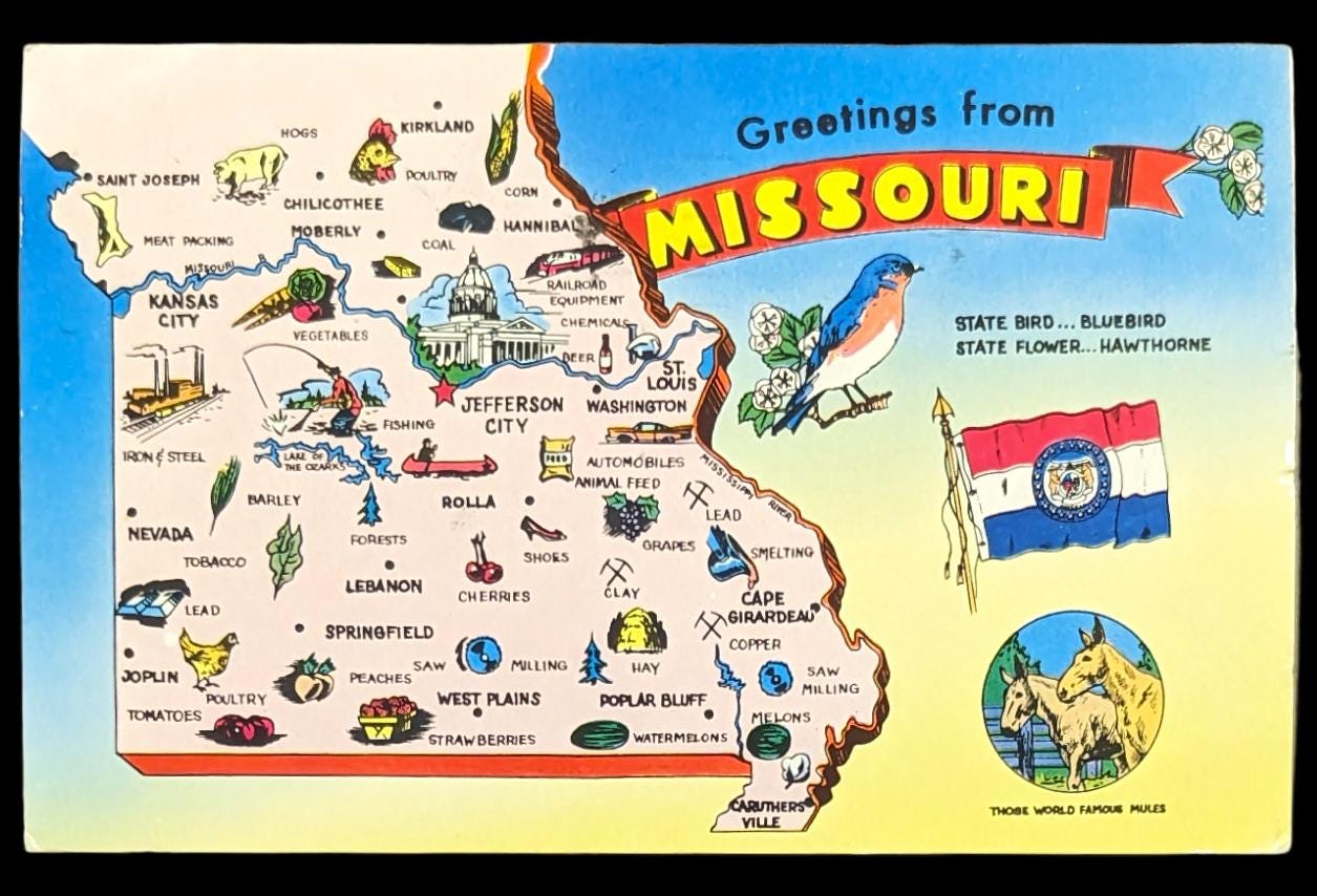 Greetings from Missouri - Digital Print Download