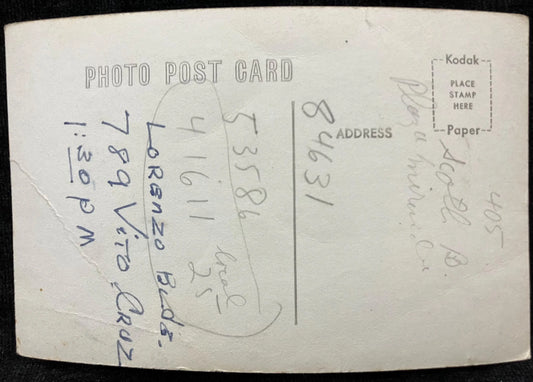 RPPC - Very Curvy Road in Mountain Valley- Baguio, Philippines - Vintage Postcard