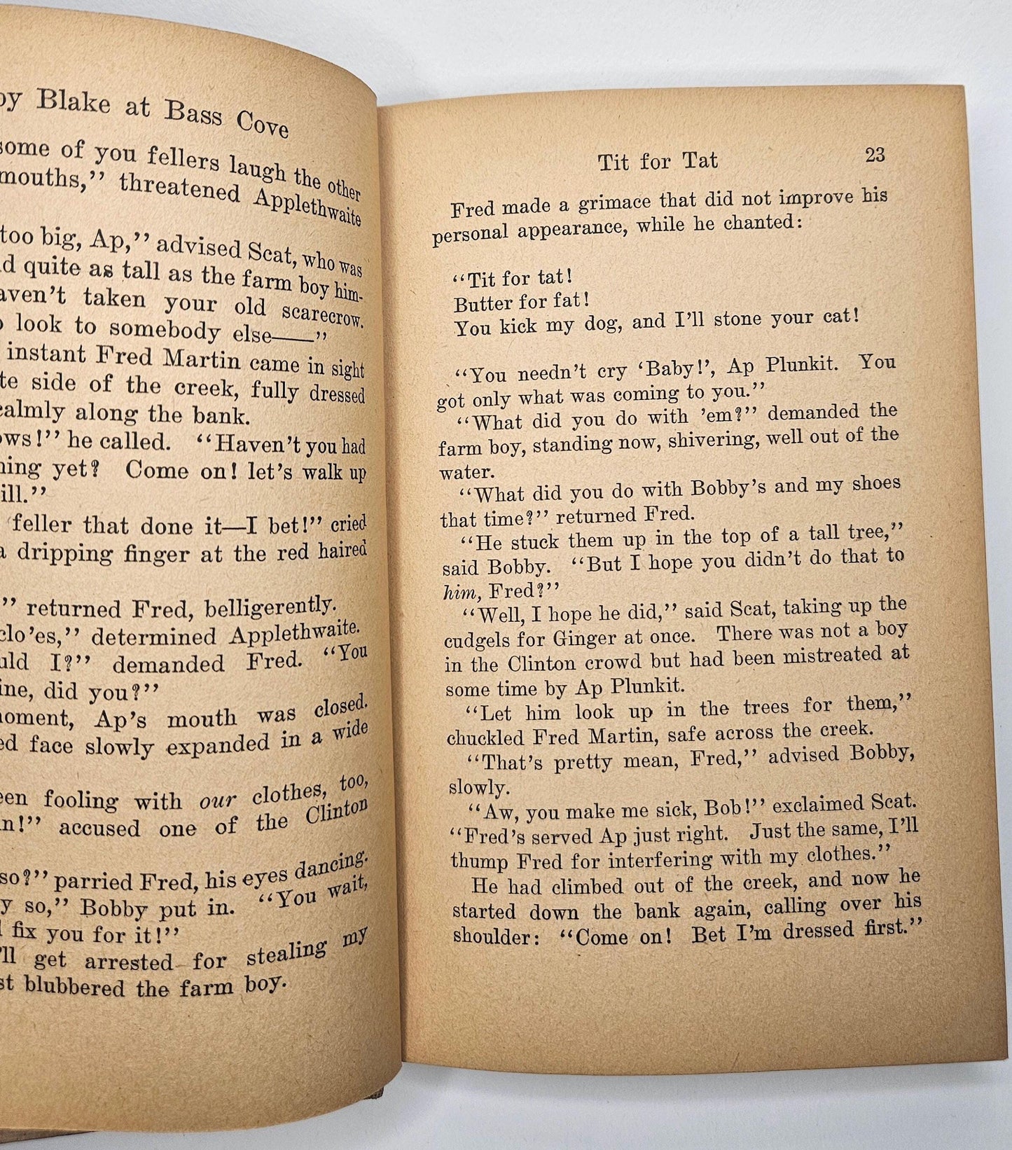 Bobby Blake At Bass Cove by Frank A. Warner - Published 1915 - Hardcover Book