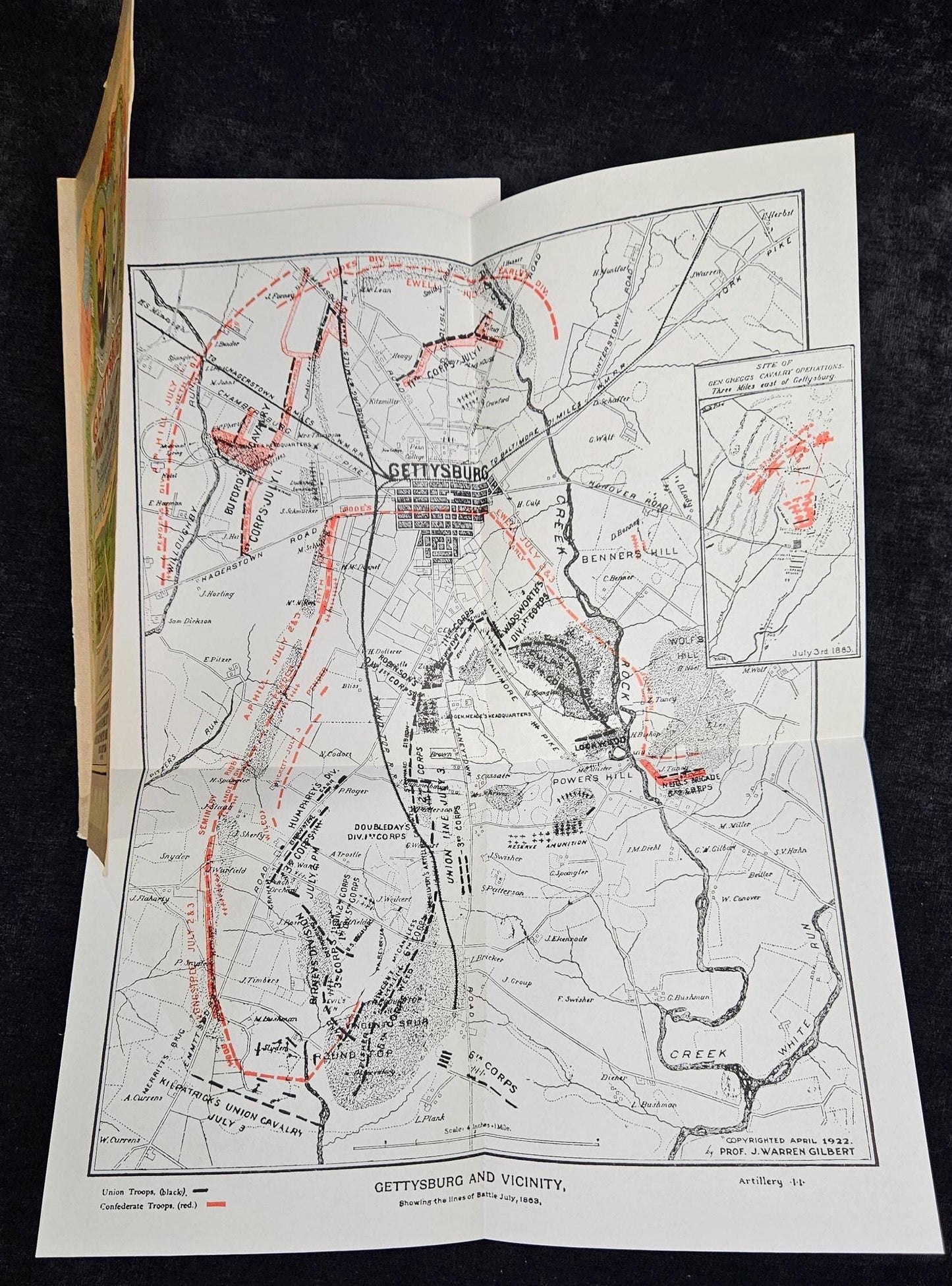 Gettysburg, "What They Did There" - 1954 Book - By L.W. Minnigh- Paperback Historical Nonfiction - Separate May Included