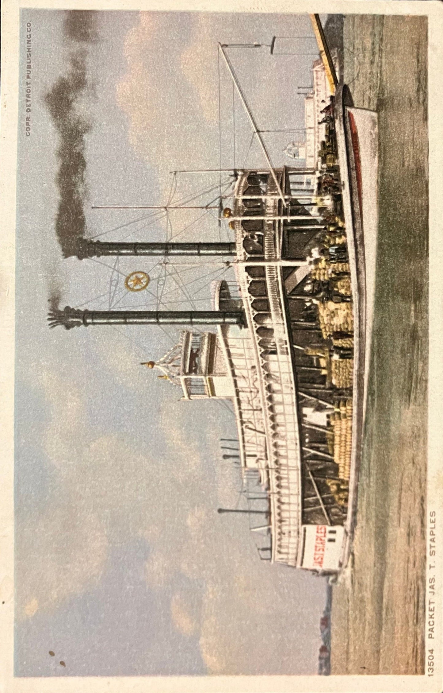 Packet Jas. T. Staples - Vintage Postcard