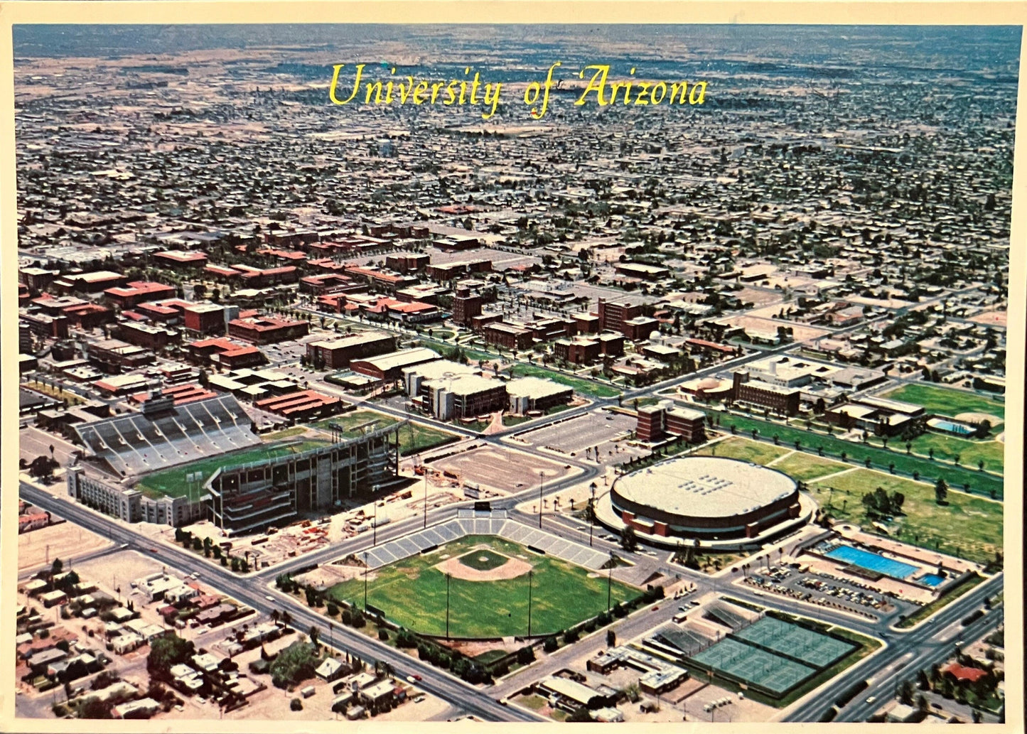 University of Arizona - Photo by Bob Petley - Vintage Postcard