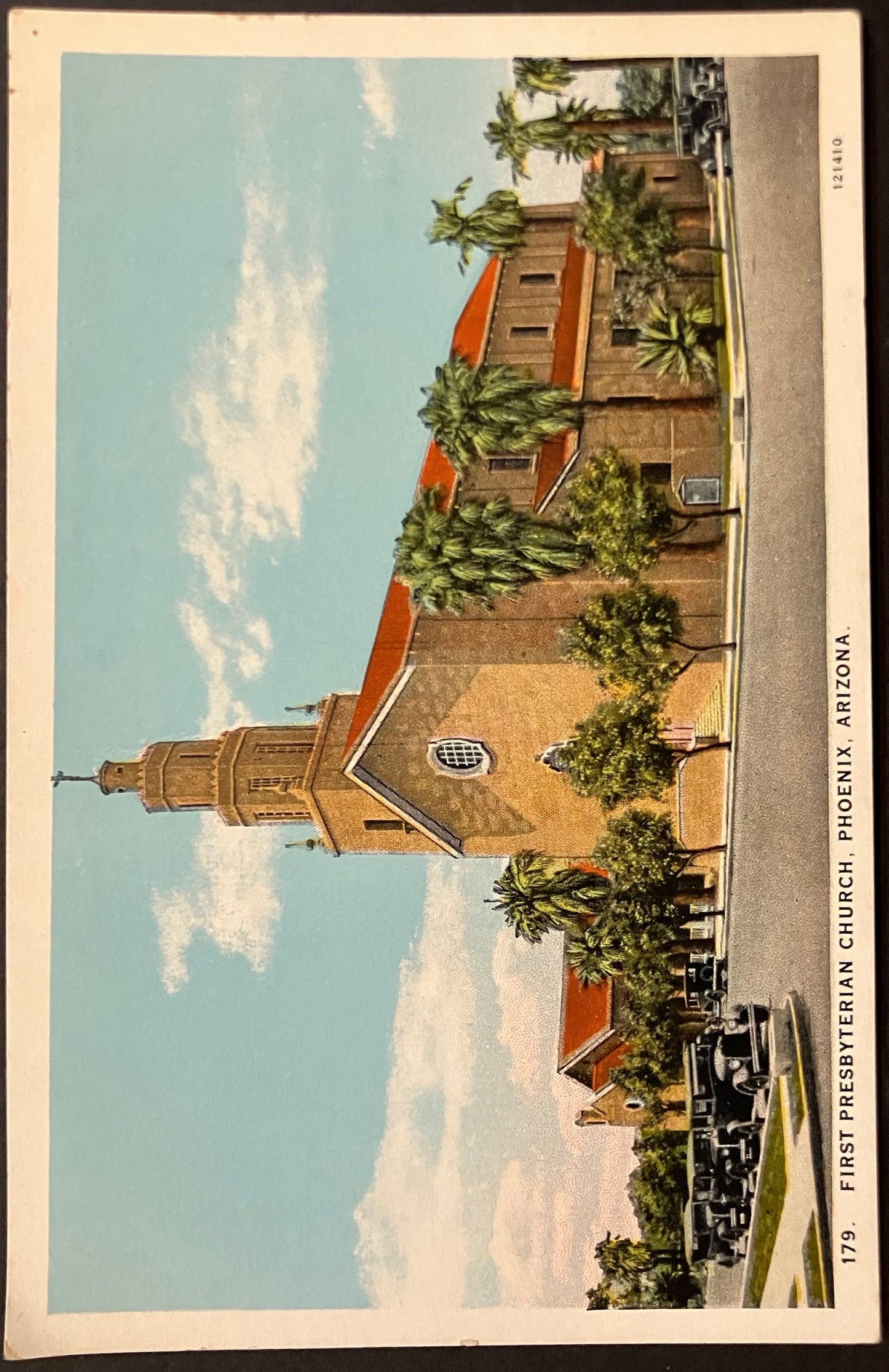 First Presbyterian Church - Phoenix, Arizona - Vintage Postcard