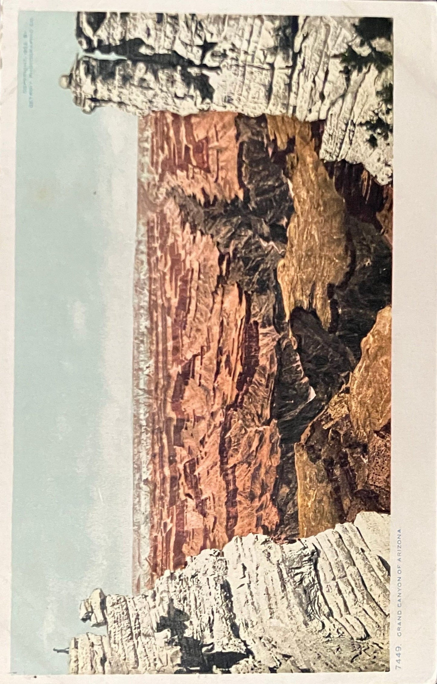 Eroded Column - O'Neill's Point - Grand Canyon - Arizona - Vintage Postcard