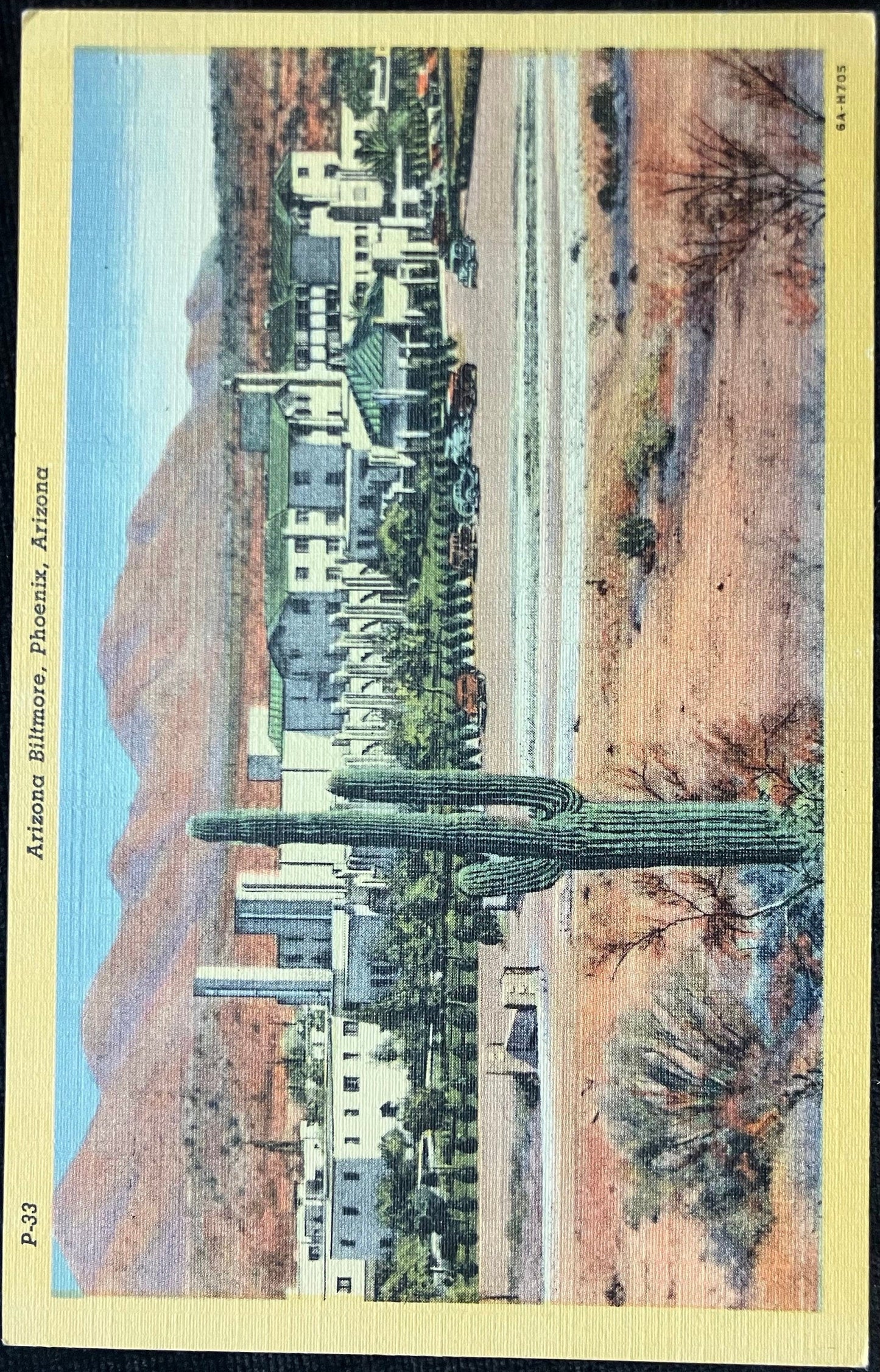 Arizona Biltmore - Phoenix, Arizona - 1940s Linen Postcard