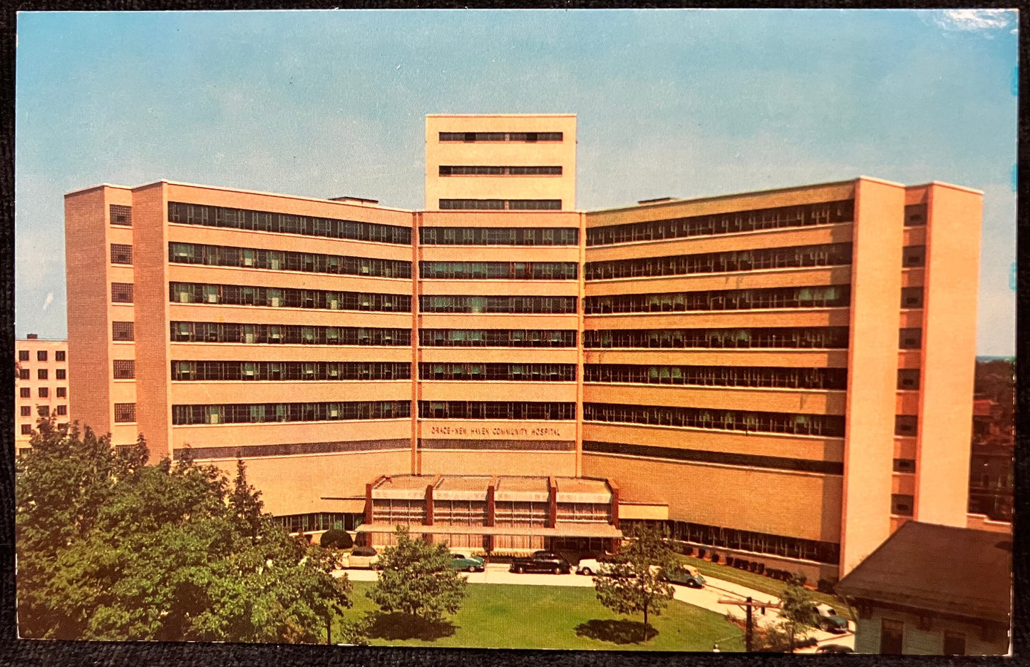 Memorial Unit - Yale-New Haven Community Hospital - New Haven, Connecticut - 1950s Postcard