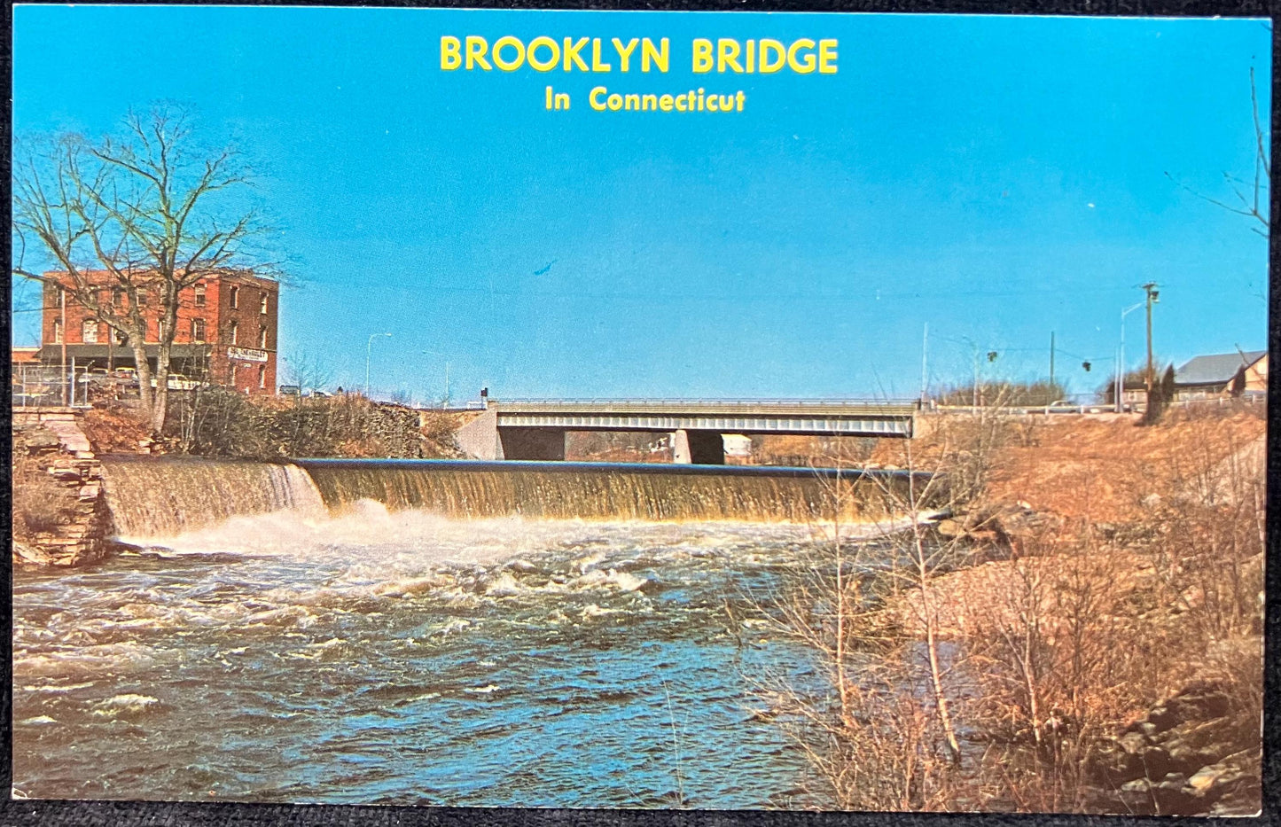 Brooklyn Bridge in Connecticut - Bridge Postcard