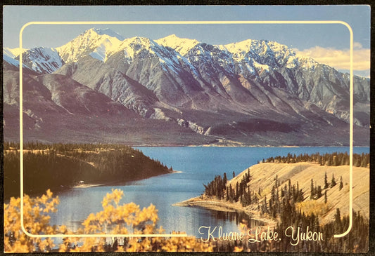 Kluane Lake, Yukon - Vintage Postcard