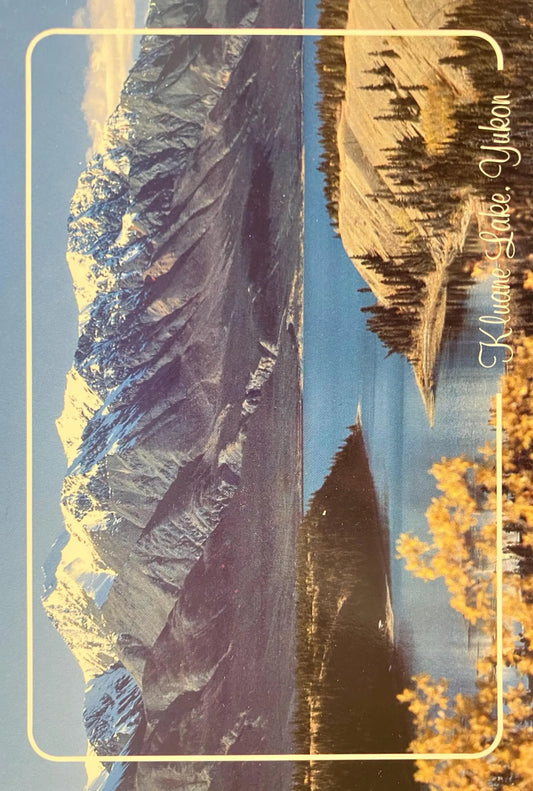 Kluane Lake, Yukon - Vintage Postcard