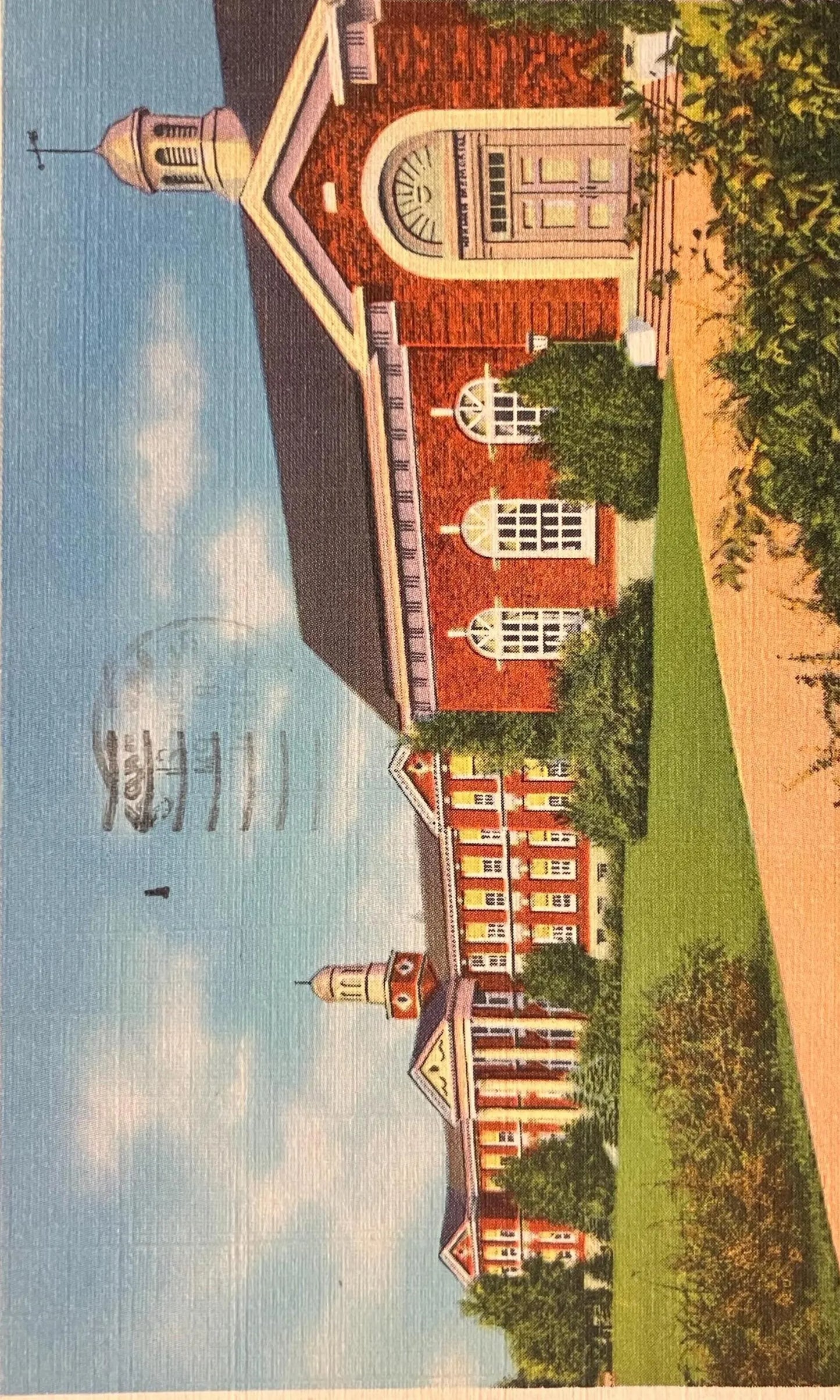 Calvin College - Grand Rapids, Michigan - 1950 Linen Postcard