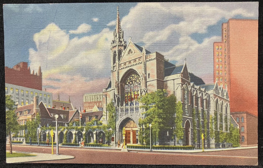 Fourth Presbyterian Church - Chicago, Illinois - Vintage Church Postcard