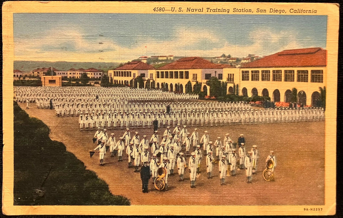 U.S. Naval Training Station, San Diego, California - Vintage Postcard