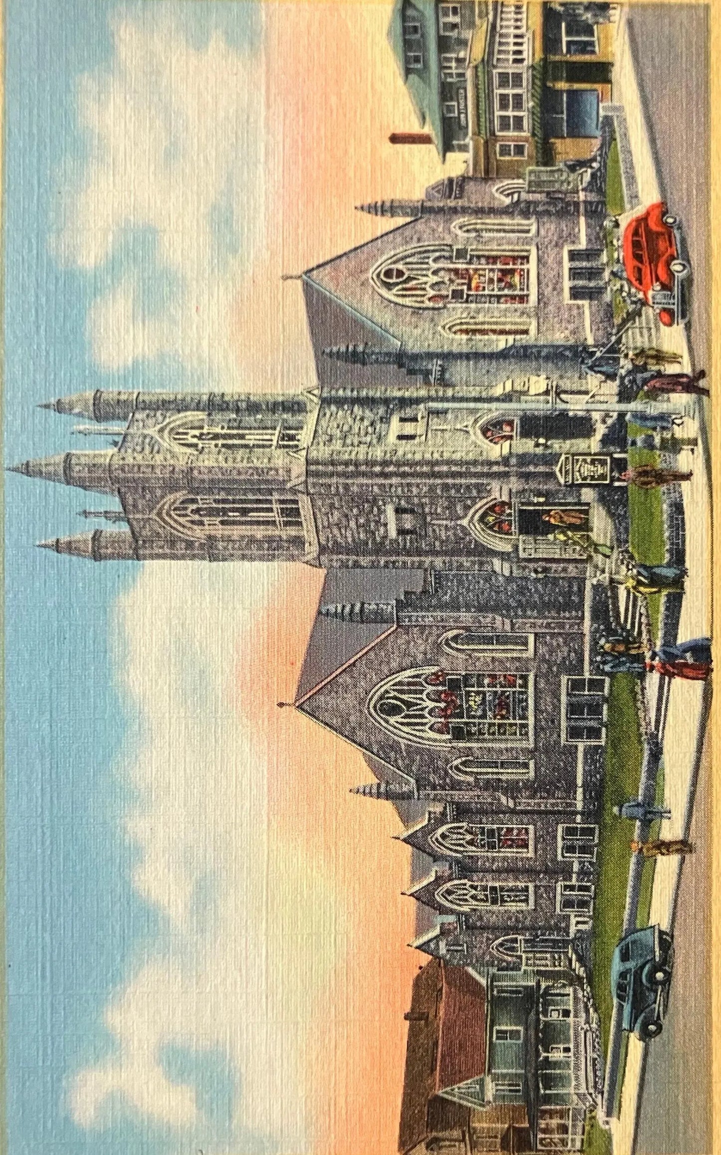 First Methodist Episcopal Church, Ocean City, New Jersey - Vintage Church Postcard