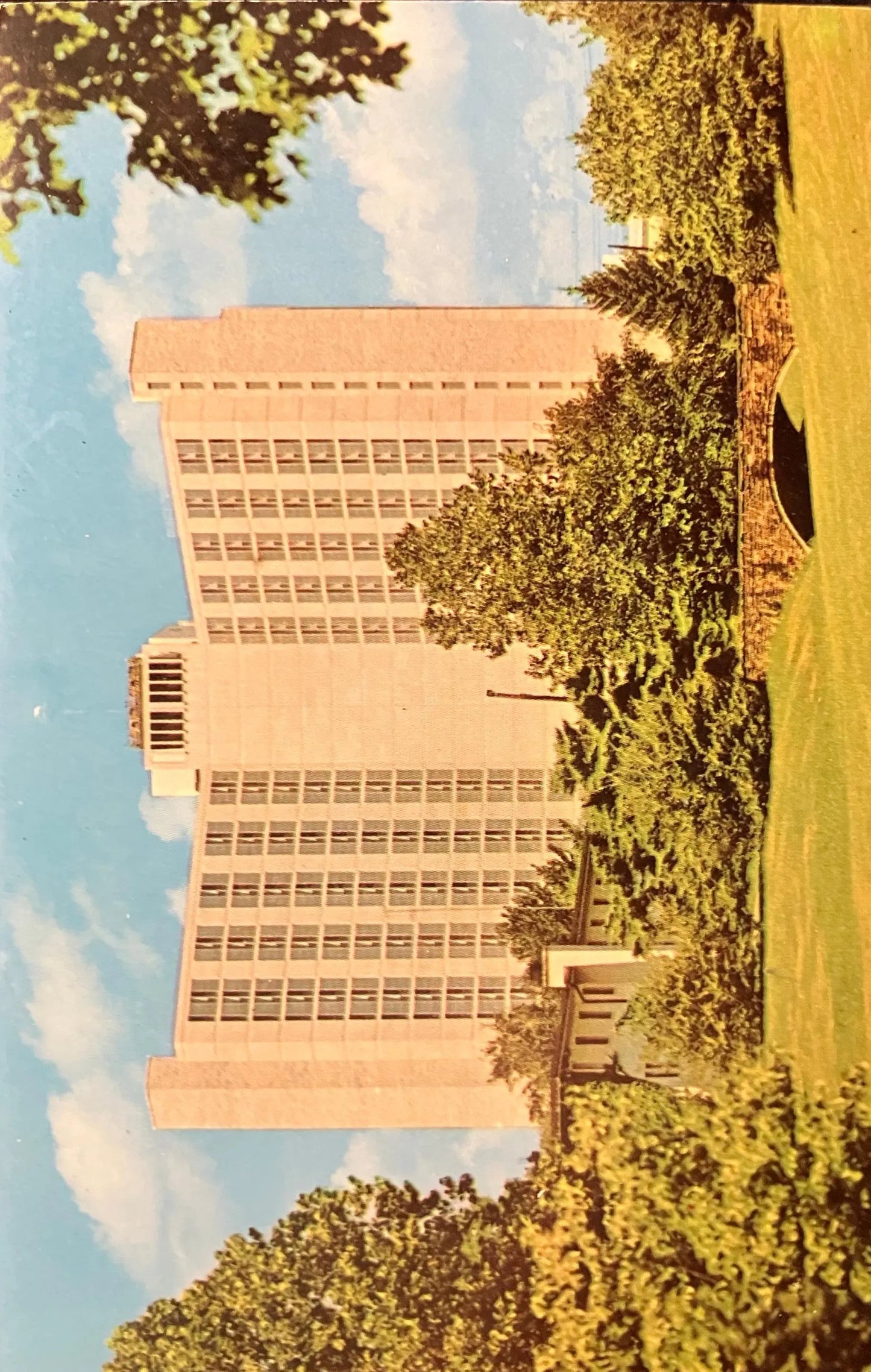 Eigenmann Hall - Indiana University - Bloomington, Indiana - Photo: Dellenback - Vintage University Postcard