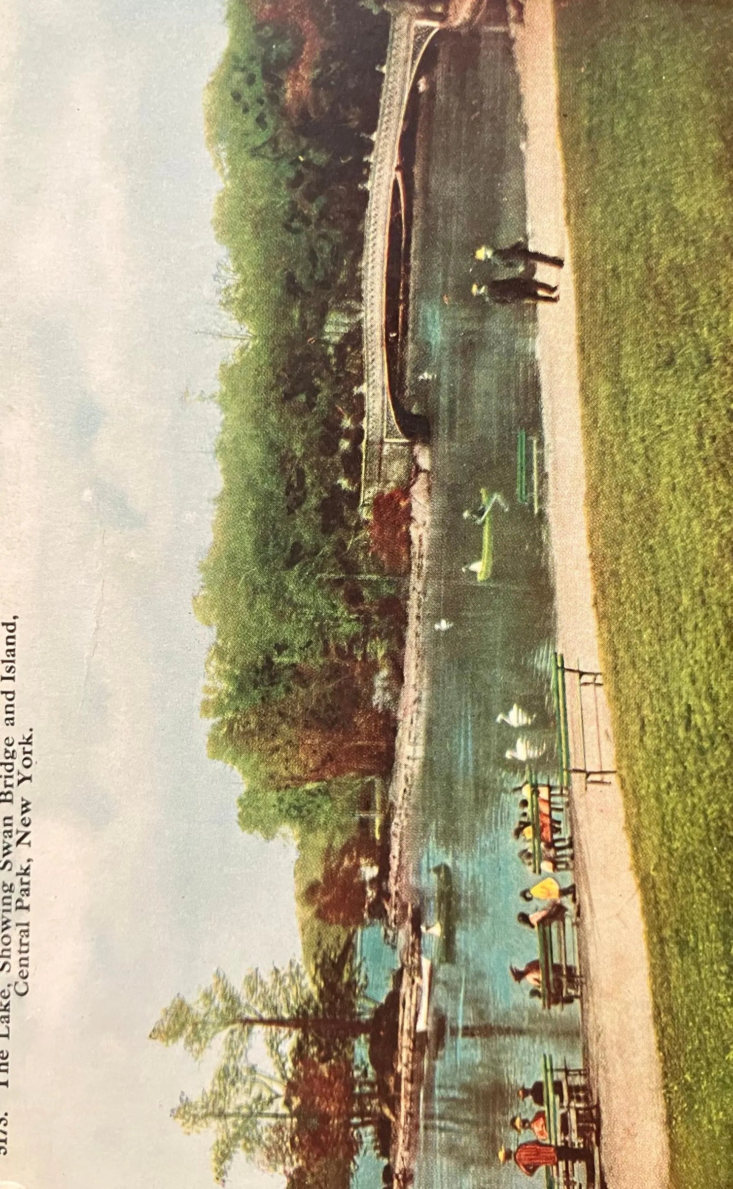 The Main Entrance to Mall Central Park, New York - Vintage Park Postcard