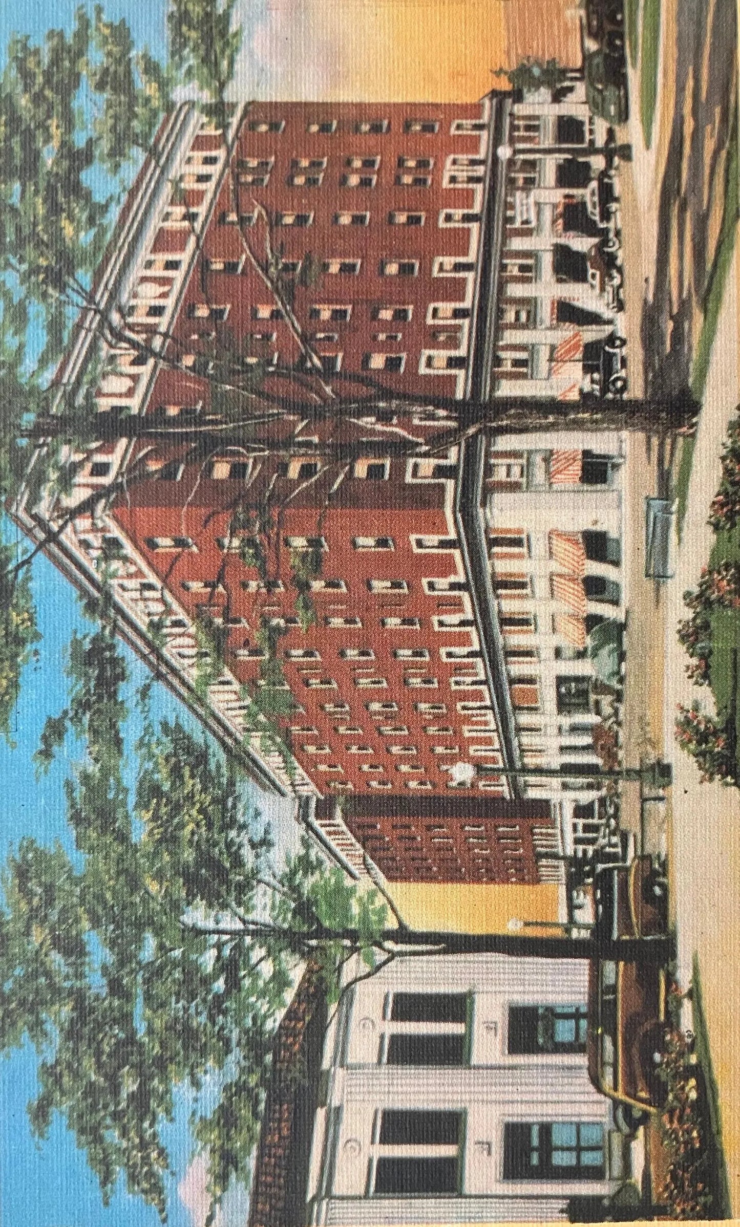 Occidental Hotel, Muskegon, Michigan - Vintage Hotel Postcard