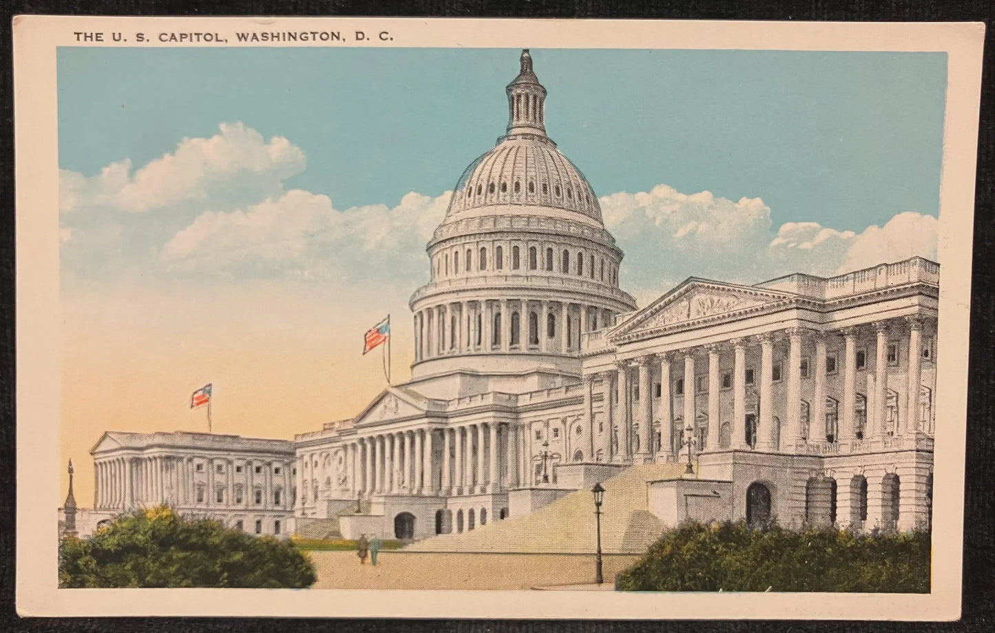 The U.S. Capitol, Washington, D. C., Maryland - Vintage Postcard
