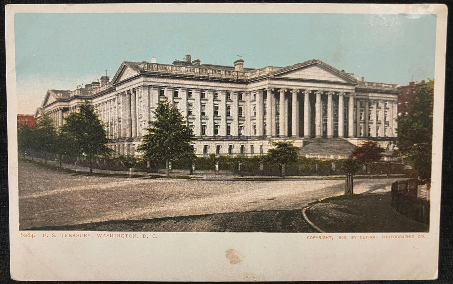U.S. Treasury, Washington D.C., Maryland - Detroit Photographic Co. - Vintage Postcard
