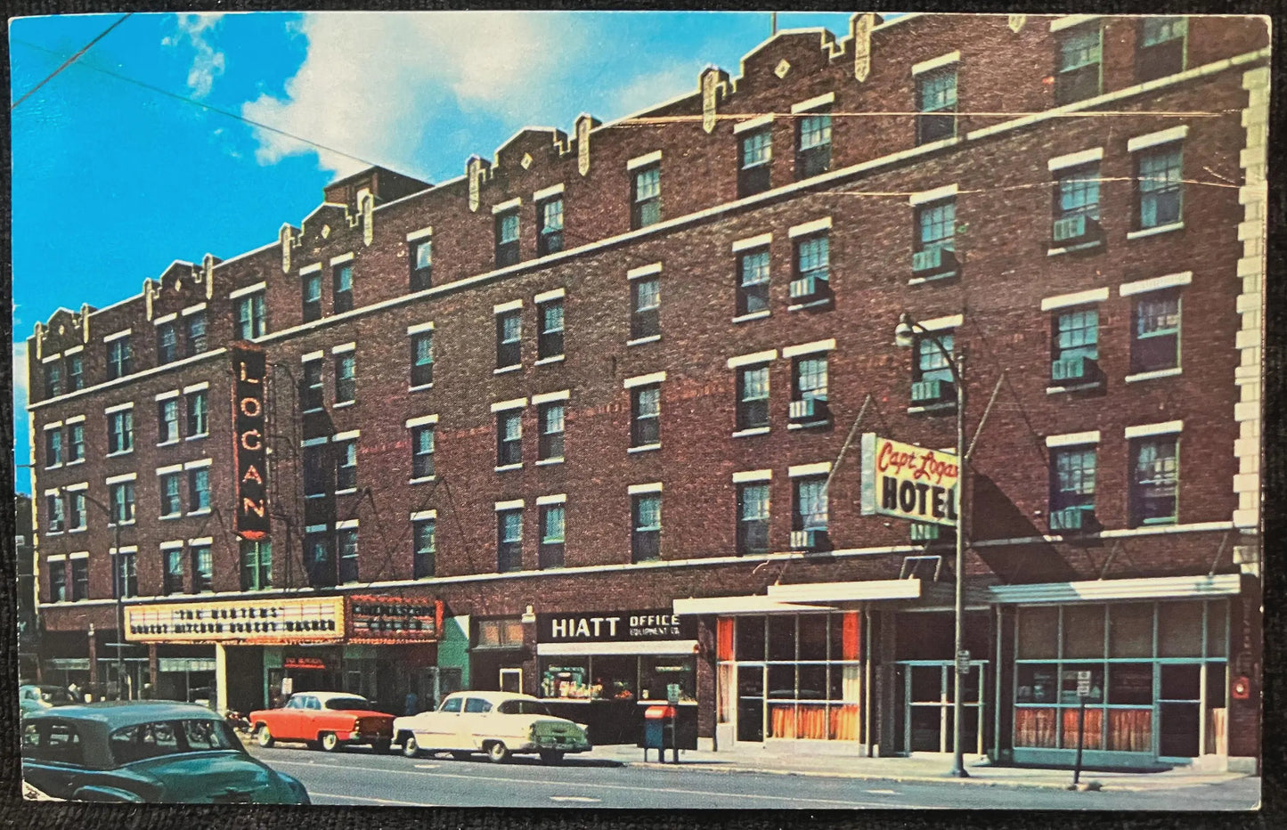 Captain Logan Hotel - Logansport, Indiana - 1962 Postcard