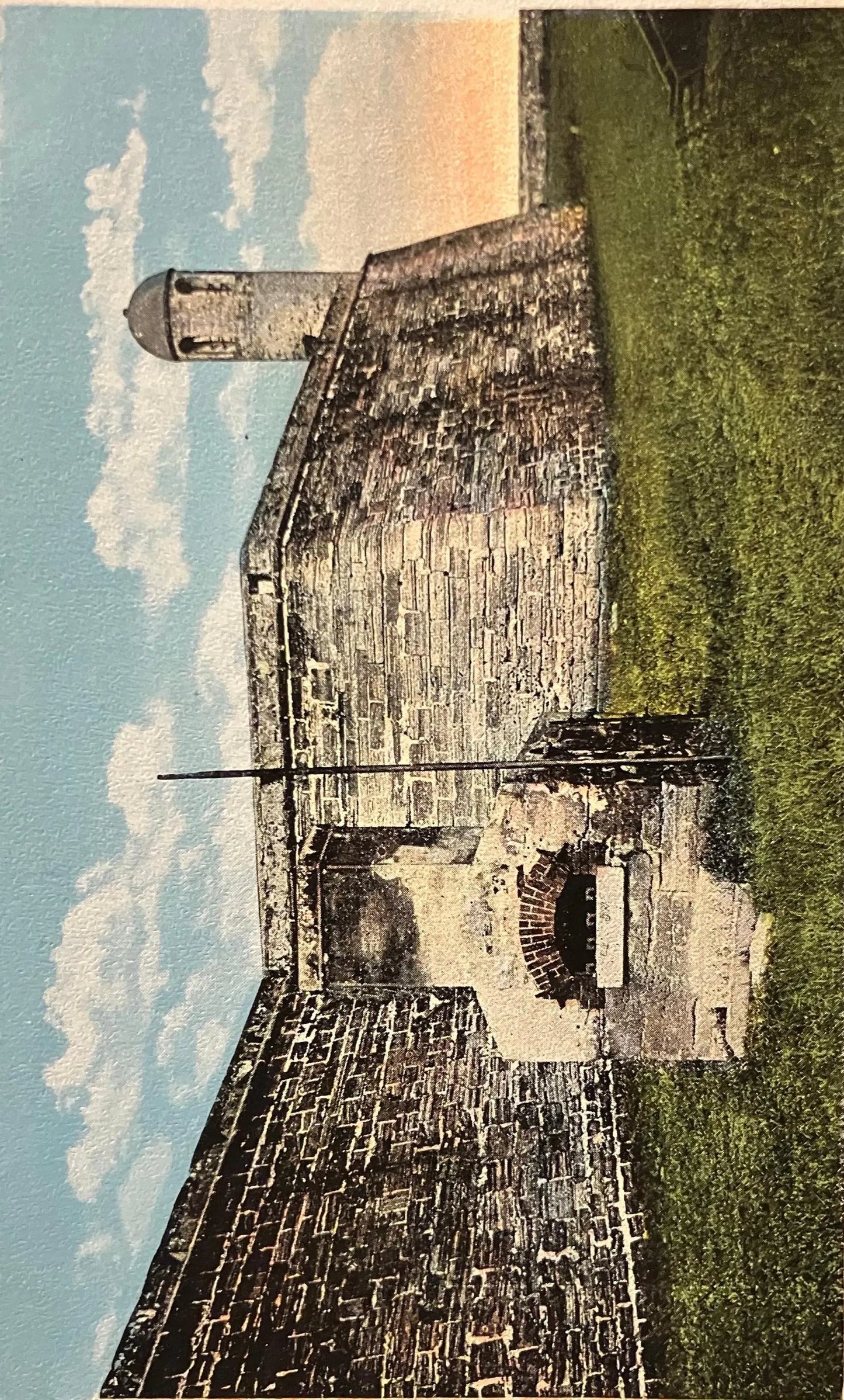 Hot Shot Oven, Fort Marion, St. Augustine, Florida - Copyrighted W. J. Harris - Vintage Postcard