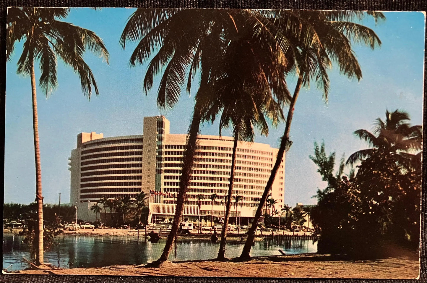 Fontainebleau Hotel in Miami Beach, Florida - Vintage Hotel Postcard