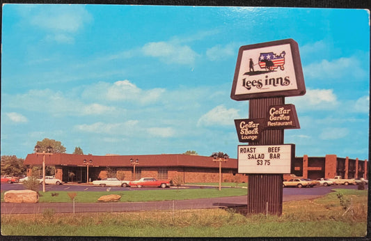 Lees Inns Franklin - Franklin, Indiana - Vintage Hotel Postcard