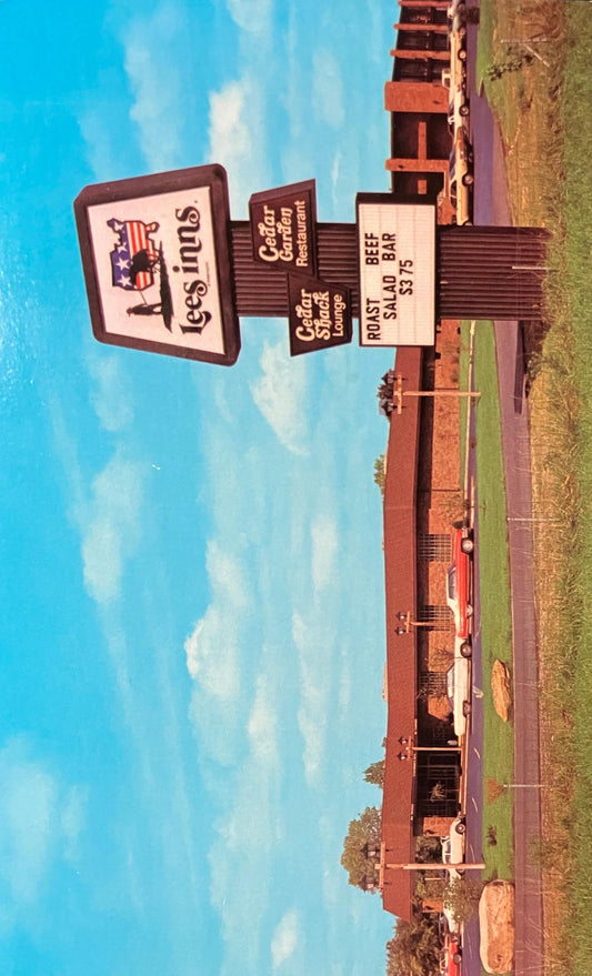 Lees Inns Franklin - Franklin, Indiana - Vintage Hotel Postcard